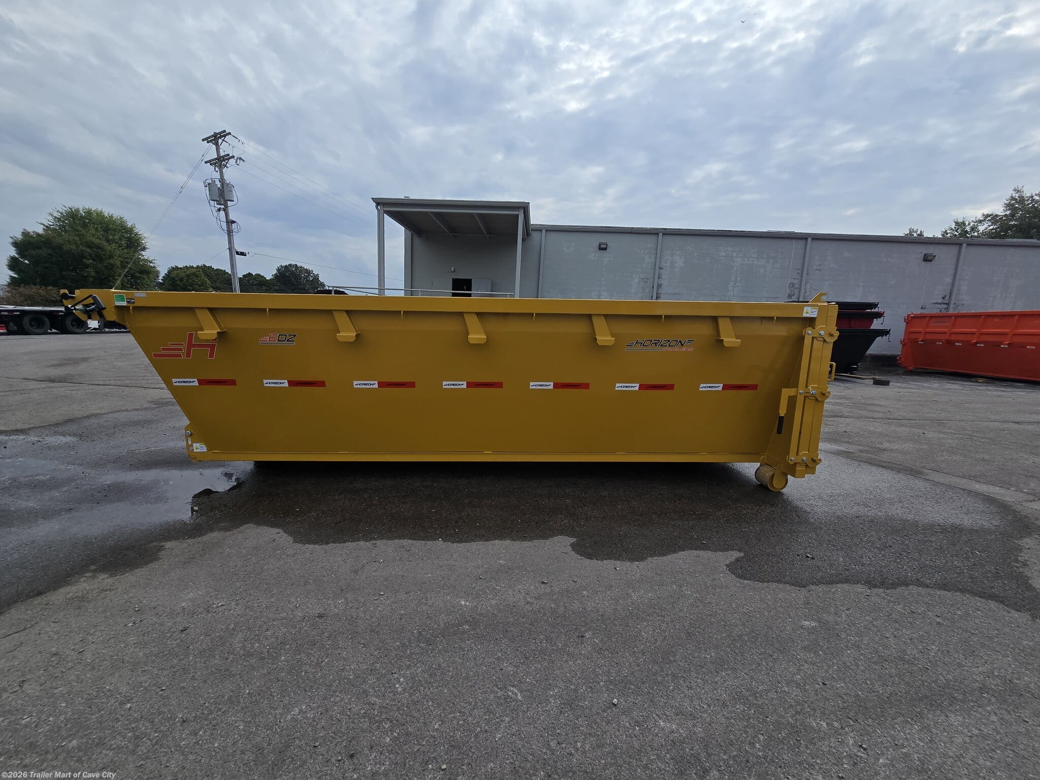 2027 Horizon Trailers EDZ 16'x60"x4' Roll-Off Dumpster