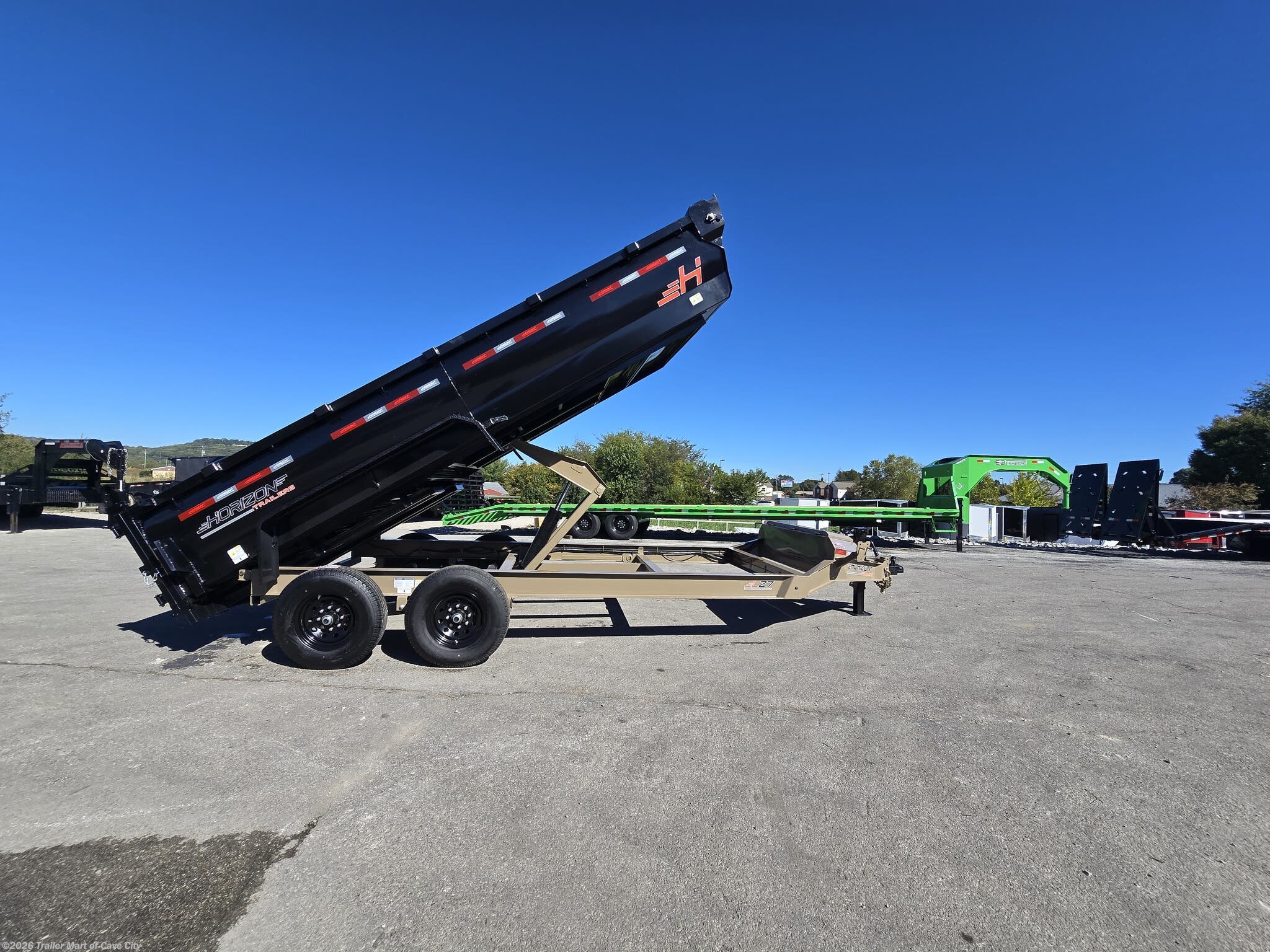 2027 Horizon Trailers LZ7 7'x16' 7k Dump Trailer