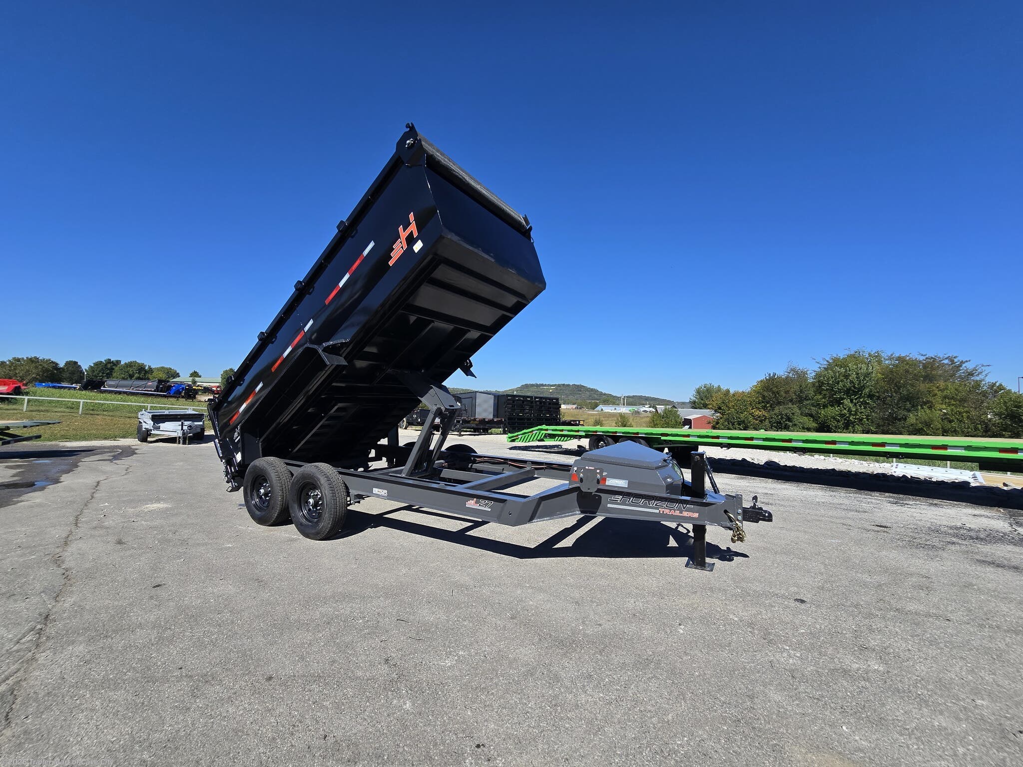 2027 Horizon Trailers LZ7 7'x14' 7k Dump Trailer