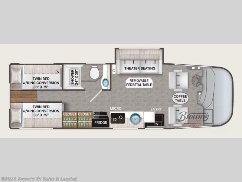 New 2026 Thor Motor Coach Vegas 26.2 available in Guttenberg, Iowa