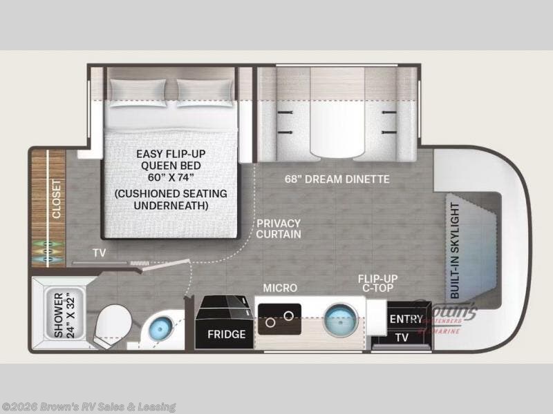New 2025 Thor Motor Coach Compass 23TW available in Guttenberg, Iowa