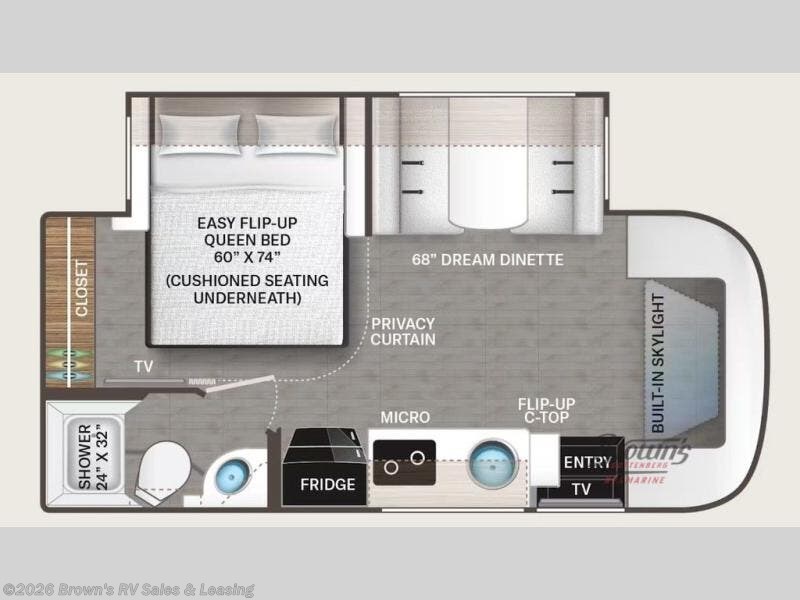 New 2025 Thor Motor Coach Compass 23TW available in Guttenberg, Iowa