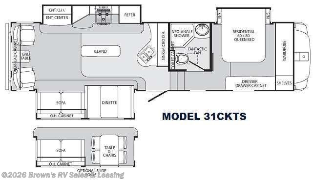 2012 Palomino Sabre 31CKTS - Used Fifth Wheel For Sale by Brown's RV Sales & Leasing in Guttenberg, Iowa features Slideout