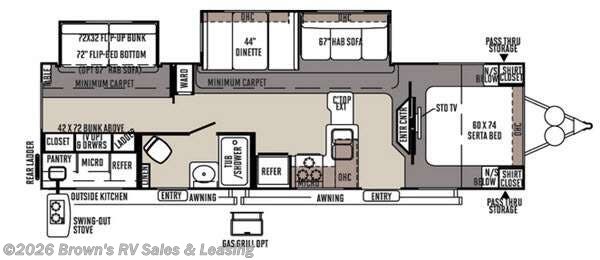 2015 Forest River Rockwood Signature Ultra Lite 8312SS - Used Travel Trailer For Sale by Brown's RV Sales & Leasing in Guttenberg, Iowa features Slideout