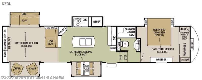2016 Cedar Creek Silverback 37RL by Forest River from Brown's RV Sales & Leasing in Guttenberg, Iowa