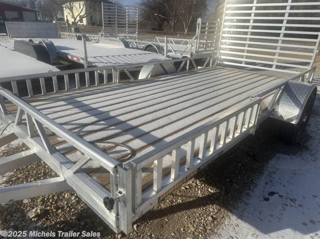 2025 Ridgeline MFG 1UTIL614 14' ATV UTV Side Load Aluminum Trailer