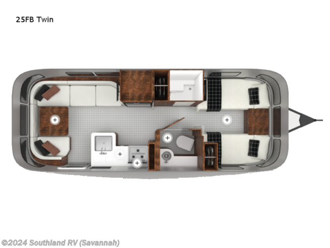 New 2023 Airstream Globetrotter 25FB Twin available in Savannah, Georgia