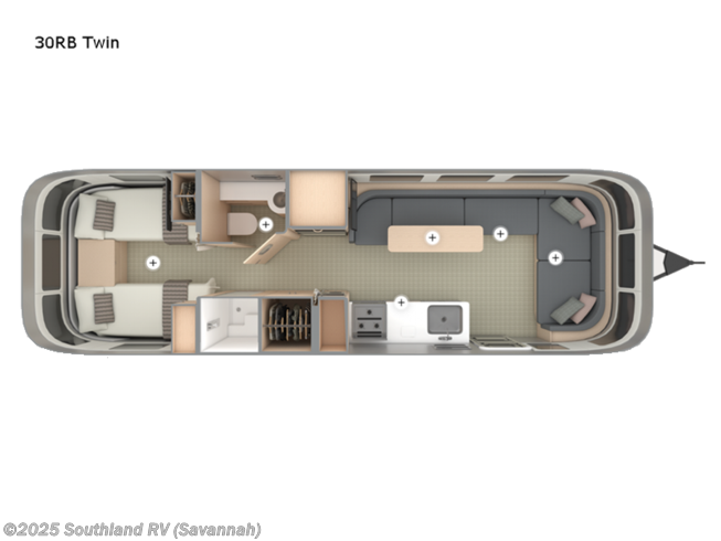 2023 Airstream Globetrotter 30RB Twin - New Travel Trailer For Sale by Southland RV in Savannah, Georgia