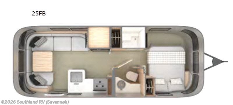 2020 Airstream Globetrotter 25FB - Used Travel Trailer For Sale by Southland RV in Savannah, Georgia