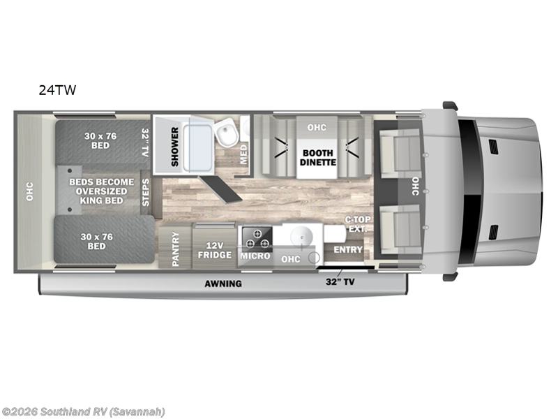 2026 Dynamax Corp Isata 3 Series 24TW - New Class C For Sale by Southland RV in Savannah, Georgia