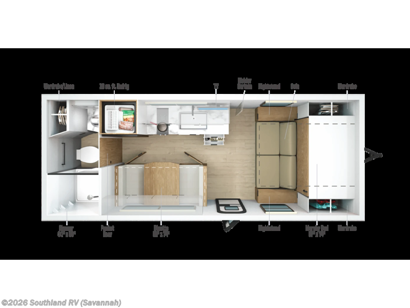 2026 Winnebago Micro Minnie 2000MRB - New Travel Trailer For Sale by Southland RV in Savannah, Georgia