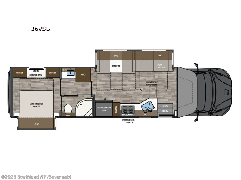 2026 Renegade Verona 36VSB - New Super C For Sale by Southland RV in Savannah, Georgia features Slideout