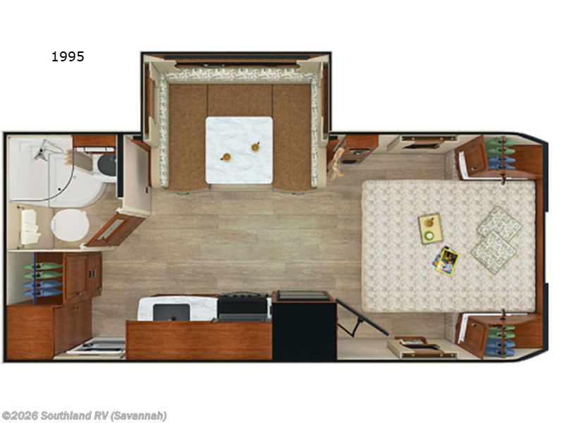 2021 Lance Lance Travel Trailers 1995 - Used Travel Trailer For Sale by Southland RV in Savannah, Georgia features Slideout