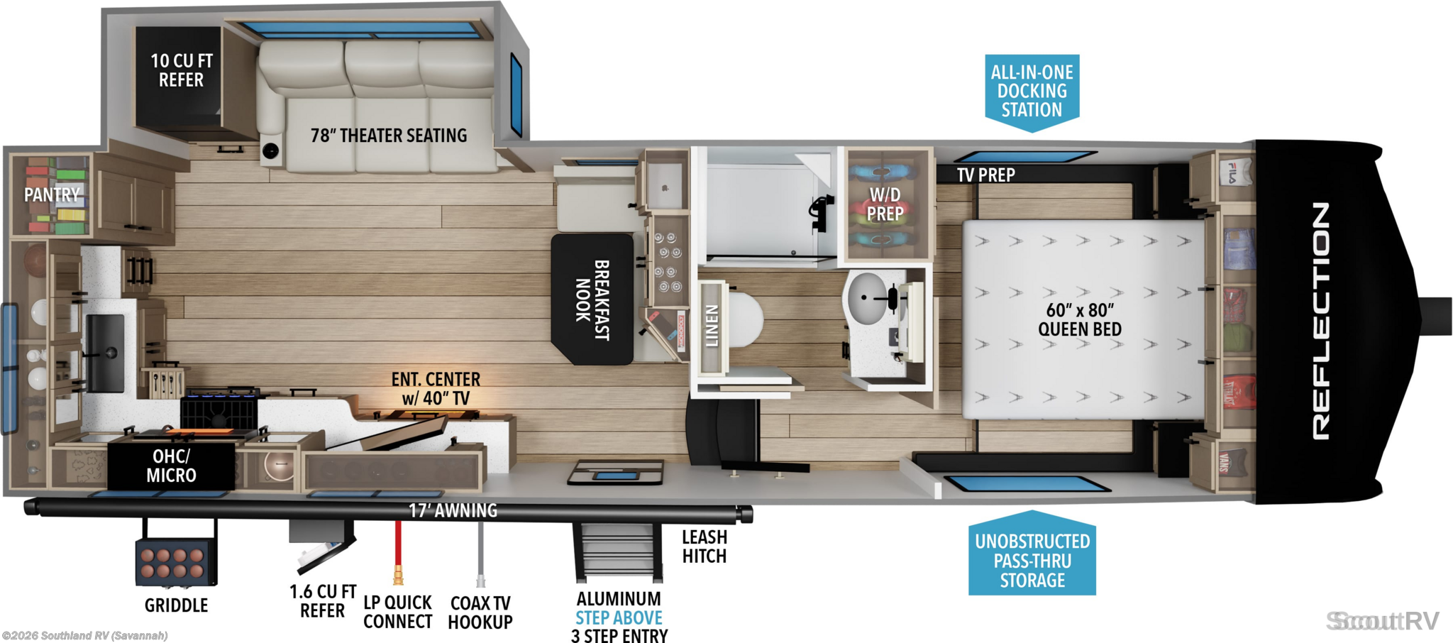 2026 Grand Design Reflection 150-Series 270BN - New Fifth Wheel For Sale by Southland RV in Savannah, Georgia