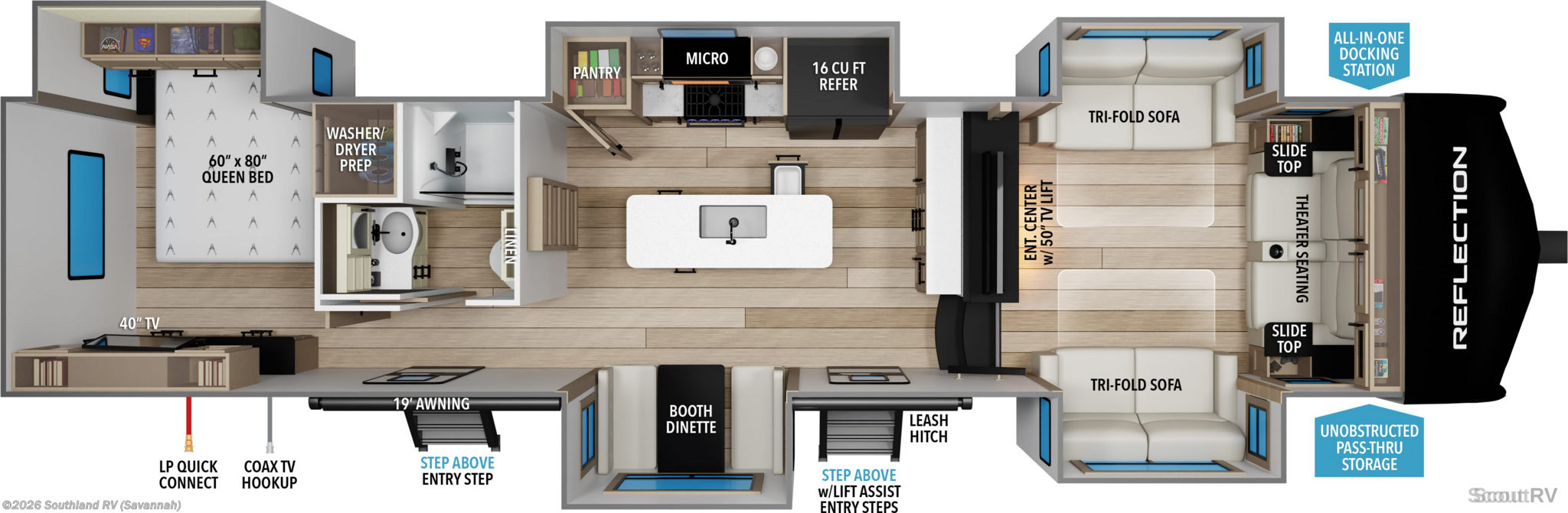 2026 Grand Design Reflection 360FLS - New Fifth Wheel For Sale by Southland RV in Savannah, Georgia