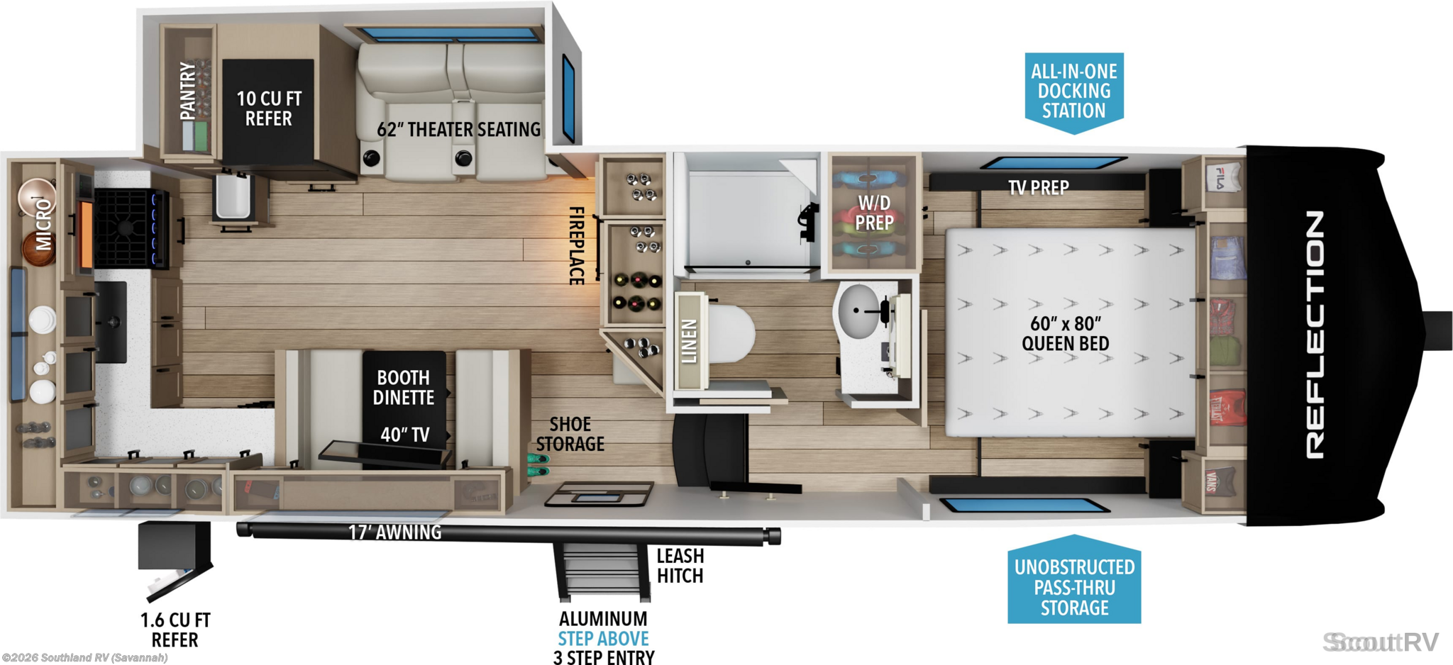2026 Grand Design Reflection 150-Series 250ML - New Fifth Wheel For Sale by Southland RV in Savannah, Georgia