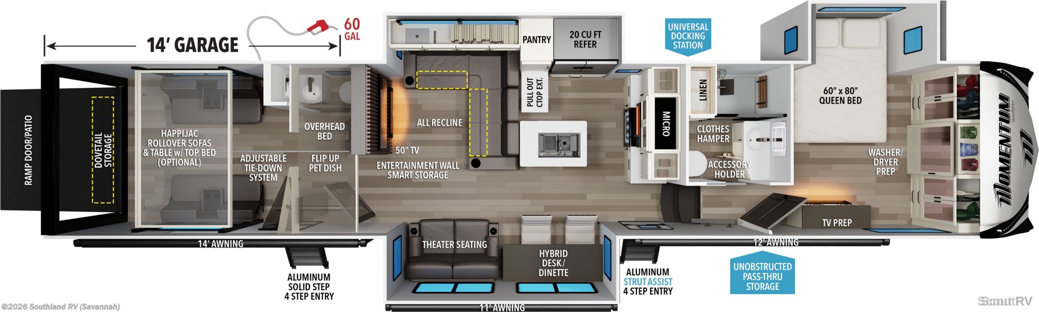 2026 Grand Design Momentum 395MT - New Fifth Wheel For Sale by Southland RV in Savannah, Georgia