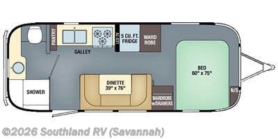 2018 Airstream Flying Cloud 23FB Queen - Used Travel Trailer For Sale by Southland RV in Savannah, Georgia