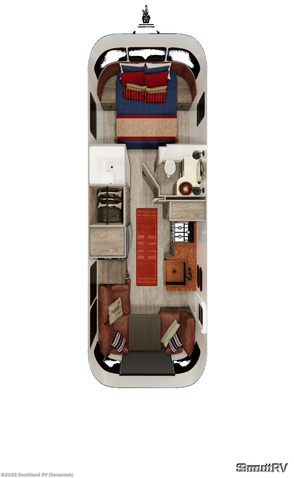 2027 Airstream Stetson+6666 Stetson +6666 SE 27FB Queen - New Travel Trailer For Sale by Southland RV in Savannah, Georgia