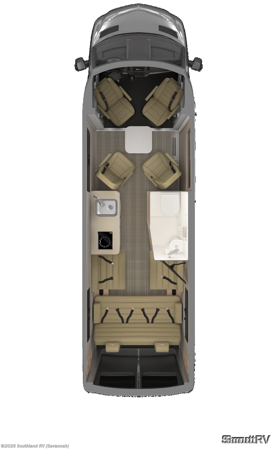 2027 Airstream Interstate 24GL 24GL Tommy Bahama - New Class B For Sale by Southland RV in Savannah, Georgia