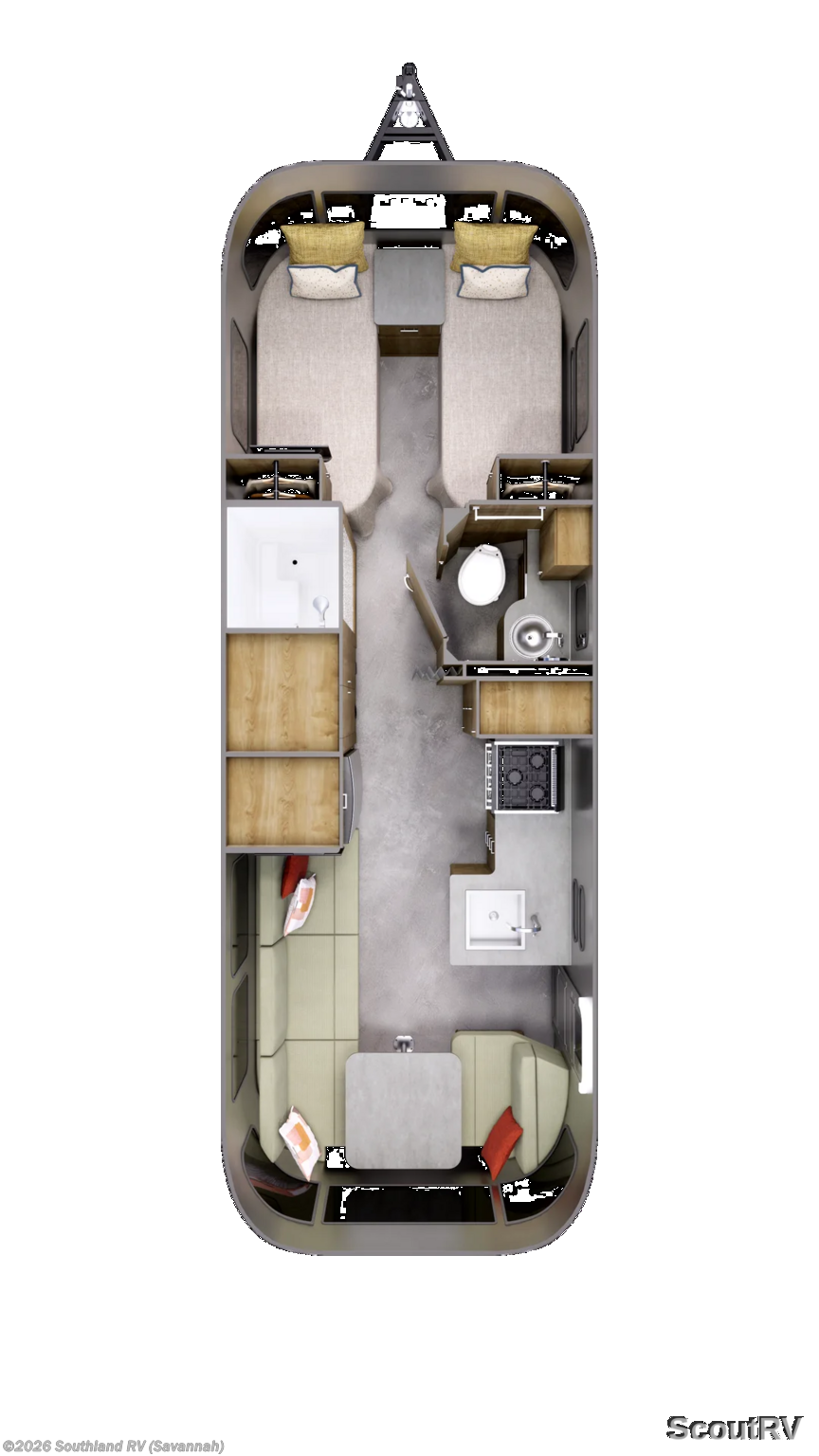 2027 Airstream Flying Cloud 27FB Twin - New Travel Trailer For Sale by Southland RV in Savannah, Georgia