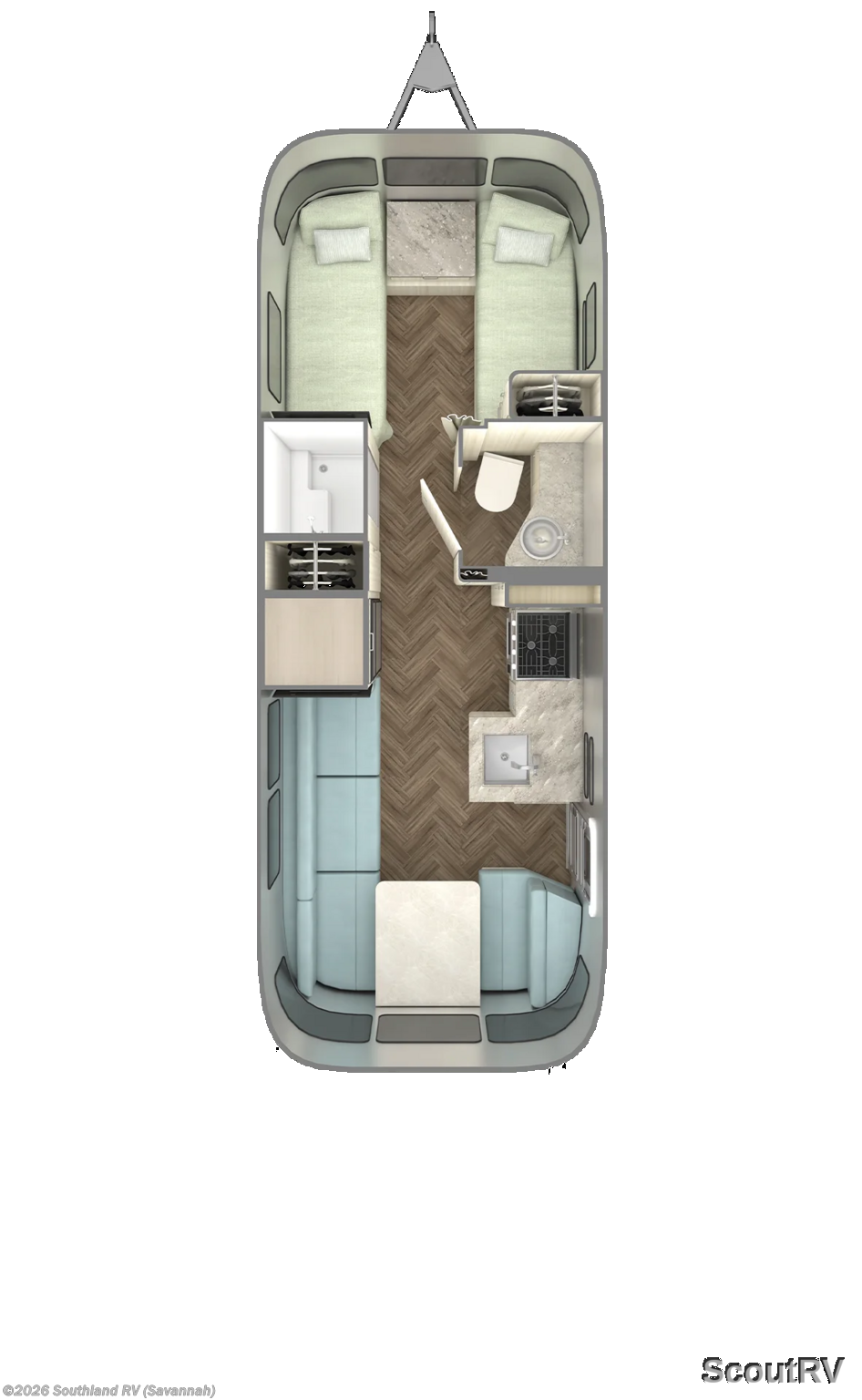 2023 Airstream International 25FB Twin - Used Travel Trailer For Sale by Southland RV in Savannah, Georgia