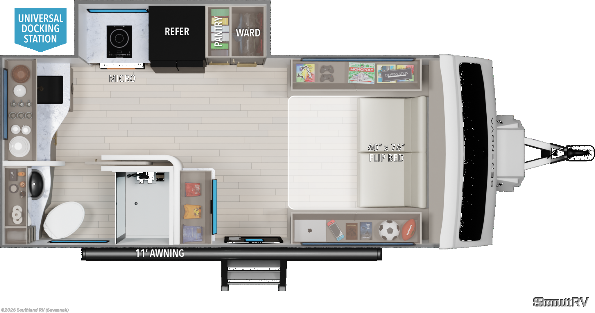 2026 Grand Design Serenova 150HL - New Travel Trailer For Sale by Southland RV in Savannah, Georgia