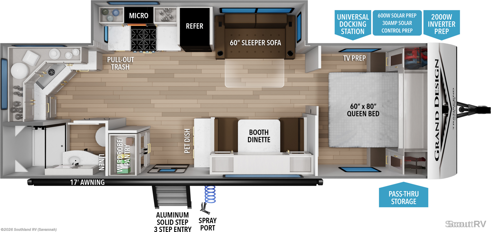 2026 Grand Design Transcend Xplor 25MLX - New Travel Trailer For Sale by Southland RV in Savannah, Georgia