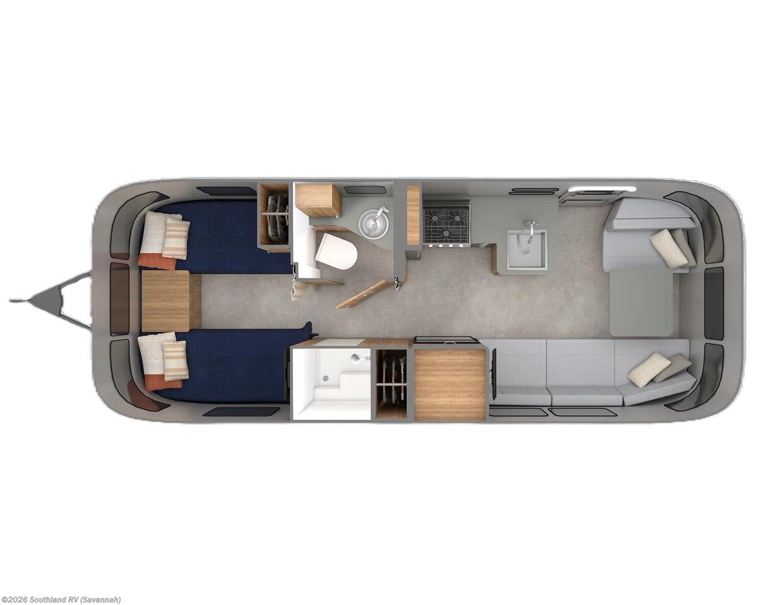 2027 Airstream Trade Wind 25FB Twin - New Travel Trailer For Sale by Southland RV in Savannah, Georgia