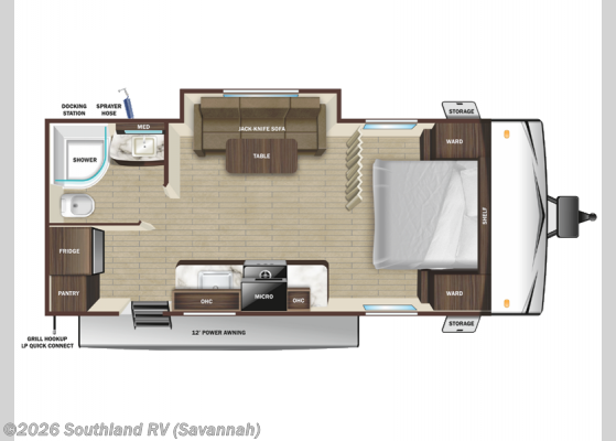 2025 Wayfinder Go Play 20FBS - Used Travel Trailer For Sale by Southland RV in Savannah, Georgia