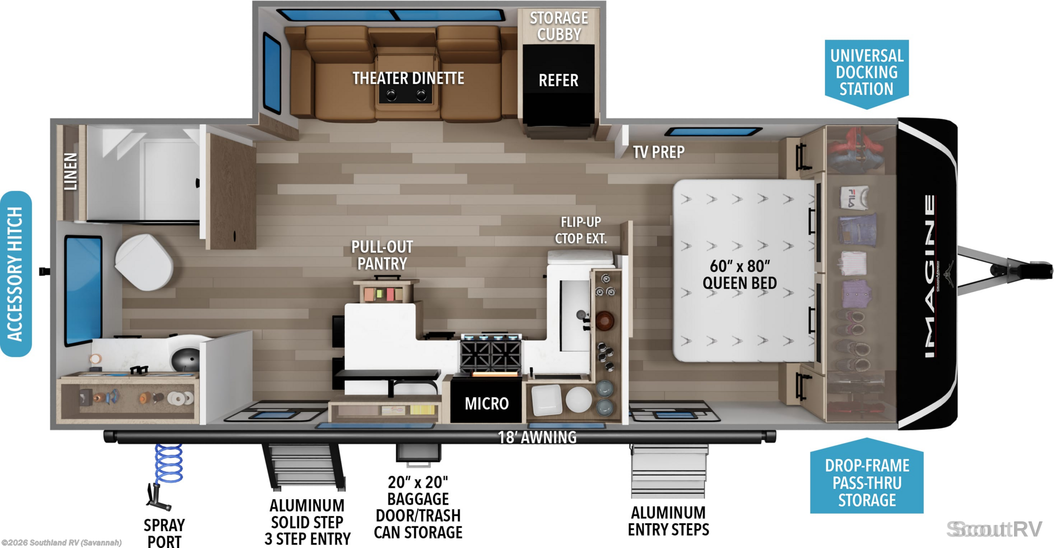 2026 Grand Design Imagine 2300MK - New Travel Trailer For Sale by Southland RV in Savannah, Georgia