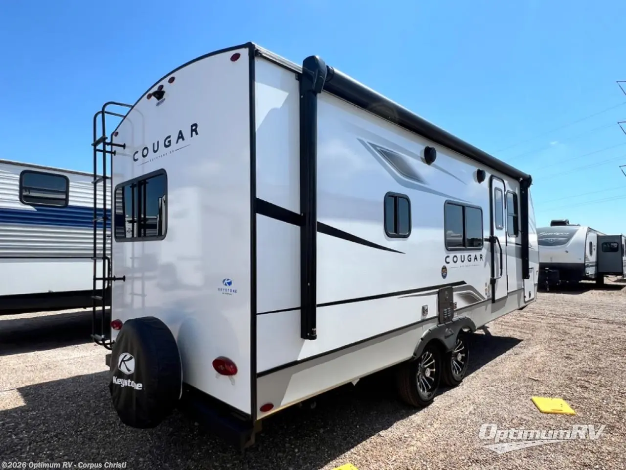2025 Keystone Cougar Half-Ton 22MLS - New Travel Trailer For Sale by Optimum RV - Corpus Christi in Robstown, Texas features Slideout, Awning