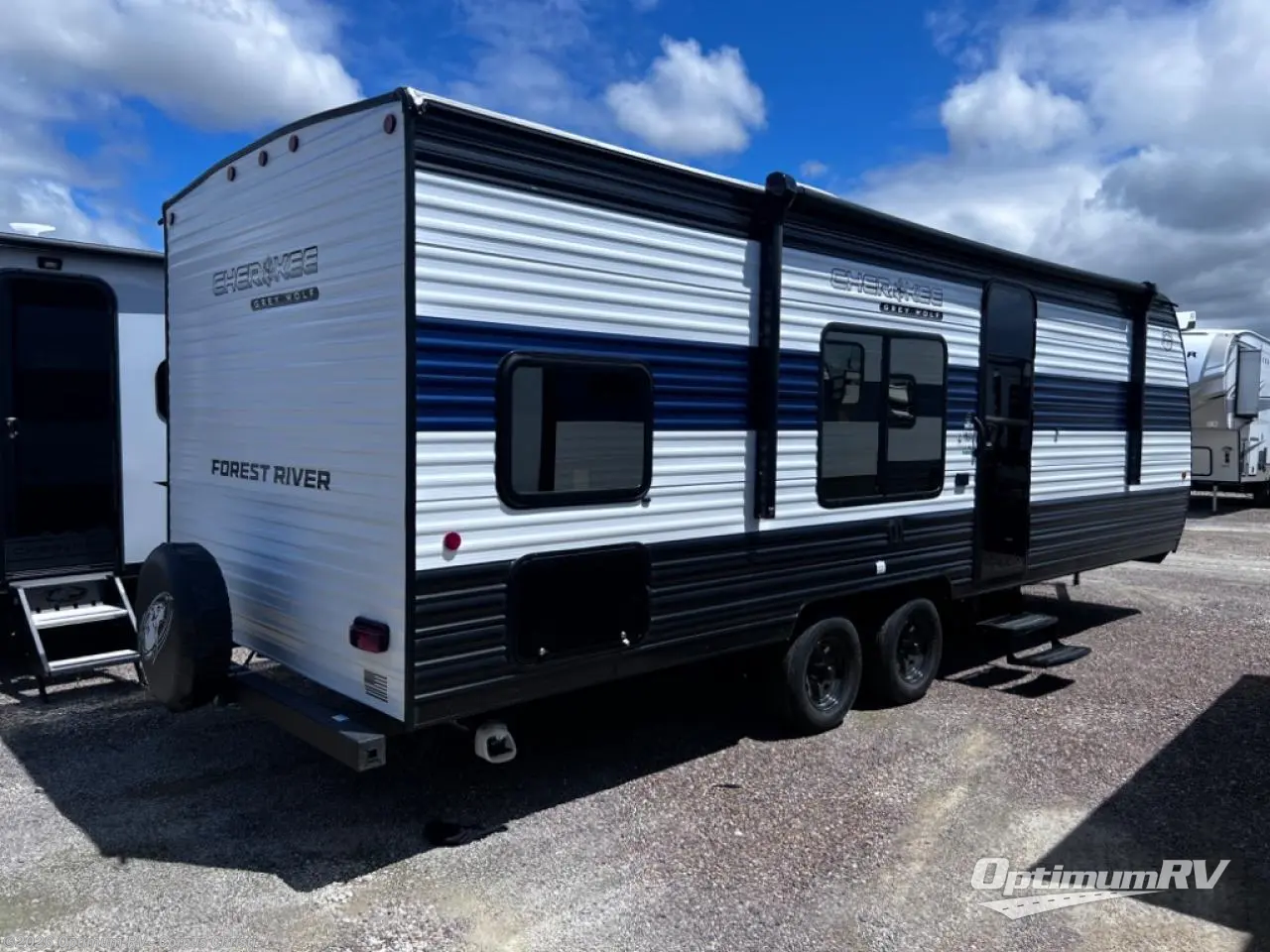 2025 Forest River Cherokee Wolf Den 26EV - New Travel Trailer For Sale by Optimum RV - Corpus Christi in Robstown, Texas features Awning