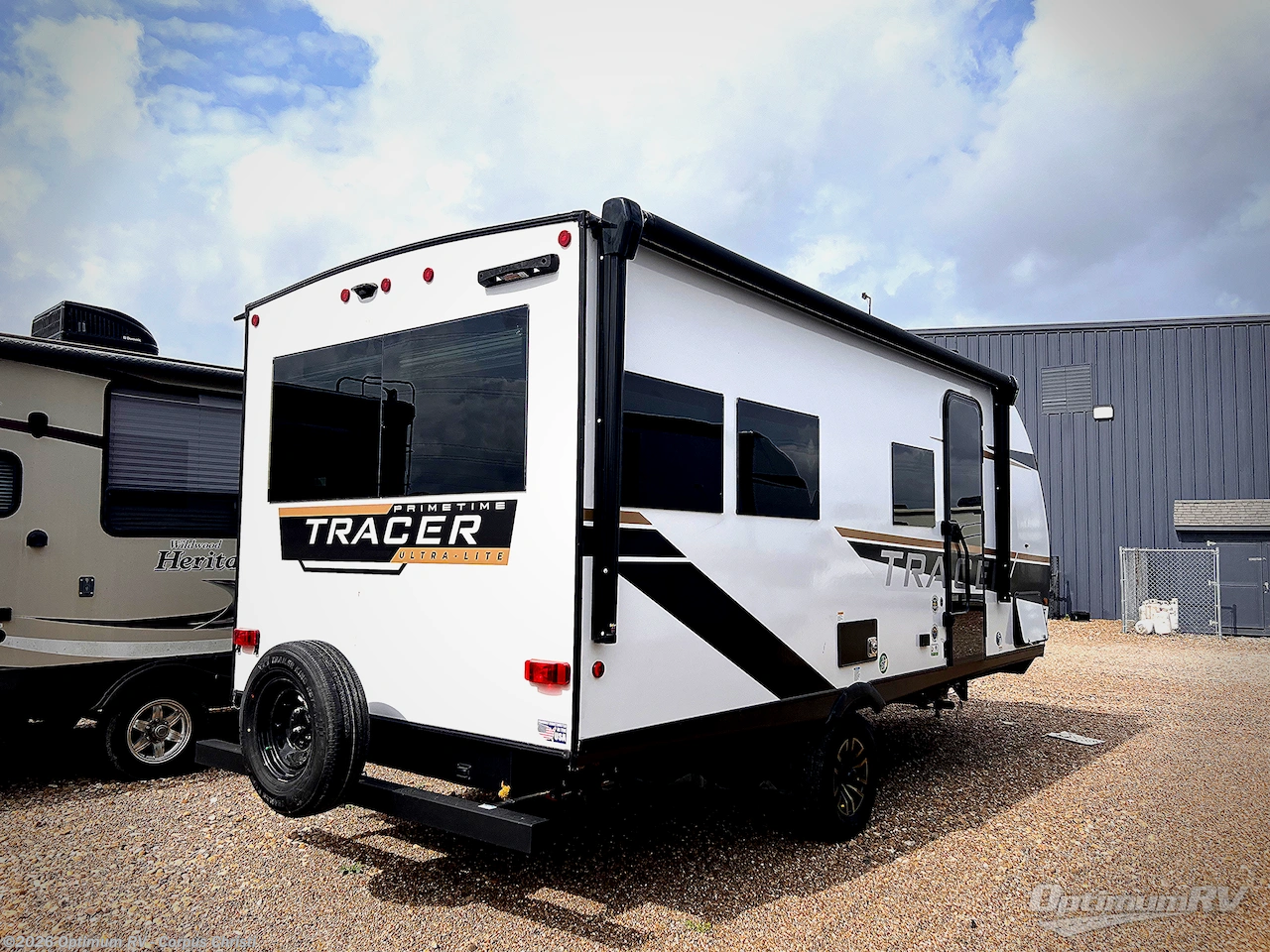 2025 Prime Time Tracer 170RS - New Travel Trailer For Sale by Optimum RV - Corpus Christi in Robstown, Texas features Awning