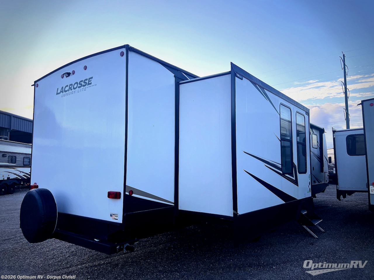 2023 Prime Time LaCrosse 3411RK - Used Travel Trailer For Sale by Optimum RV - Corpus Christi in Robstown, Texas features Awning, Slideout