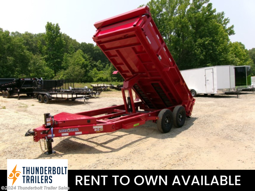 New 2024 Load Trail 83X14 Low Pro Dump Trailer 14K GVWR available in Cabot, Arkansas