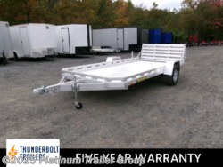 New 2024 Aluma 7814S-BT 14&apos; Single Axle Aluminum Utility Trailer available in Cabot, Arkansas