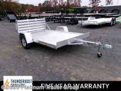 New 2024 Aluma 7210S-BT 10&apos; Aluminum Utility Trailer available in Cabot, Arkansas