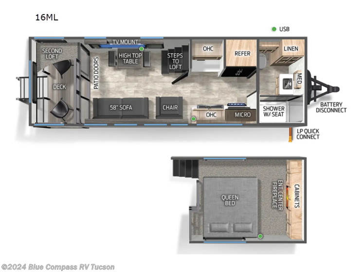 New 2024 Forest River Timberwolf Mini Loft 16ML available in Tucson, Arizona