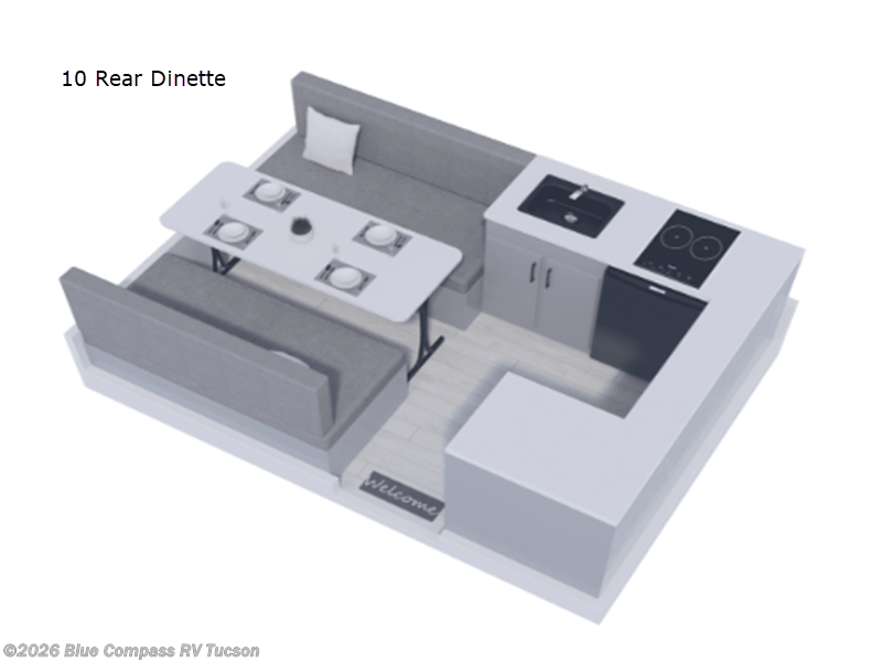 2026 Aliner Ranger 10 Rear Dinette - New Popup For Sale by Blue Compass RV Tucson in Tucson, Arizona