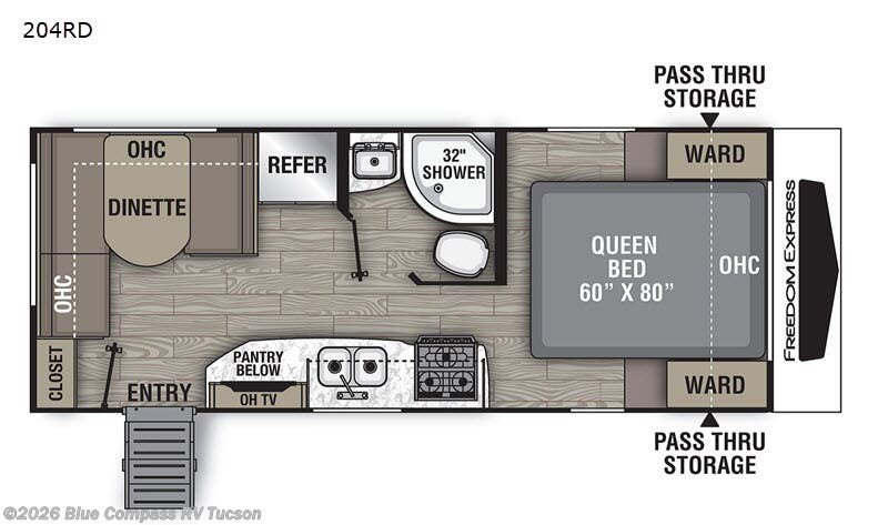 2020 Coachmen Freedom Express 204RD - Used Travel Trailer For Sale by Blue Compass RV Tucson in Tucson, Arizona