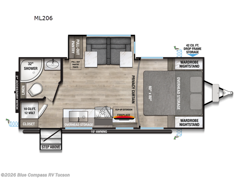 2025 Alliance RV Delta Ultra Lite ML206 - New Travel Trailer For Sale by Blue Compass RV Tucson in Tucson, Arizona features Slideout