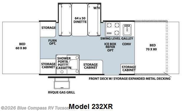2010 Forest River Rockwood Freedom LTD Series 232XR - Used Popup For Sale by Blue Compass RV Tucson in Tucson, Arizona features Slideout