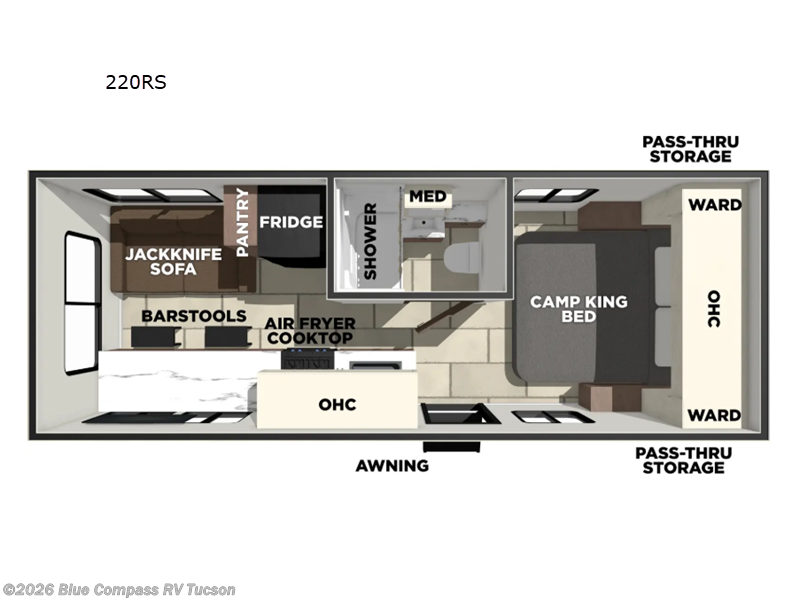 2026 Prime Time Tracer 220RS - New Travel Trailer For Sale by Blue Compass RV Tucson in Tucson, Arizona