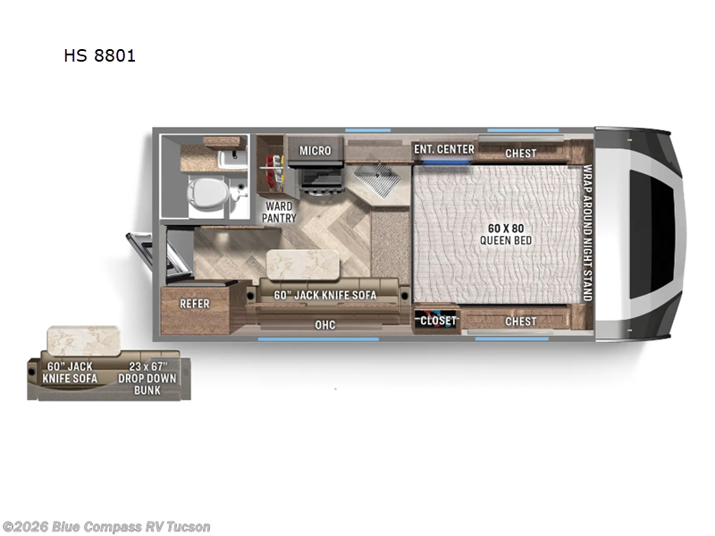2024 Palomino Backpack Edition HS 8801 - Used Truck Camper For Sale by Blue Compass RV Tucson in Tucson, Arizona
