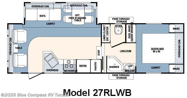 2007 Forest River Wildcat 27RL - Used Fifth Wheel For Sale by Blue Compass RV Tucson in Tucson, Arizona features Slideout