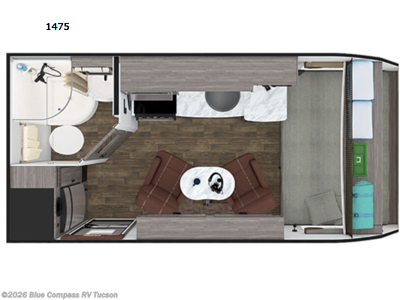 2021 Lance Lance 1475 - Used Travel Trailer For Sale by Blue Compass RV Tucson in Tucson, Arizona