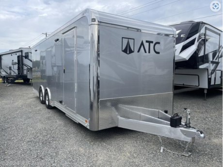 &lt;h1&gt;&lt;strong&gt;&lt;span style=&quot;font-size: 12pt;&quot;&gt;2023 ATC 24 FT RAVEN DELUXE ALUMINUM ENCLOSED CAR HAULER WITH ESCAPE DOOR&lt;/span&gt;&lt;/strong&gt;&lt;/h1&gt;
&lt;h1&gt;&lt;span style=&quot;font-family: arial, helvetica, sans-serif;&quot;&gt;&lt;span style=&quot;font-size: 12pt;&quot;&gt;A&lt;/span&gt;&lt;span style=&quot;font-size: 10pt;&quot;&gt;JF Trailers is a proud ATC Car Hauler Dealer. We stock ATC Trailers in a variety of configurations in both car hauler &amp;amp; cargo trailers in a range of sizes &amp;amp; we offer Design Builds.&amp;nbsp; ATC trailers are hand assembled by craftsmen in Indiana using an Amish work force. ATC trailers are known for attention to detail as well as aluminum construction.&lt;/span&gt;&lt;/span&gt;&lt;br&gt;&lt;span style=&quot;font-size: 10pt; font-family: arial, helvetica, sans-serif;&quot;&gt;The frame of this ATC Raven 20 ft Car hauler is precision welded in aluminum with 16 in on center cross members. It is equipped with torsion suspension on two 5200# axles which makes this car hauler pull like a dream.&lt;/span&gt;&lt;/h1&gt;
&lt;p&gt;SPREAD AXLE&lt;/p&gt;
&lt;p&gt;PREMIUM ESCAPE DOOR&lt;/p&gt;
&lt;p&gt;9990# GVWR&lt;/p&gt;
&lt;p&gt;STAINLESS STEEL VERTICALS WITH CAST CORNERS&lt;/p&gt;
&lt;p&gt;SCREWLESS EXTERIOR&lt;/p&gt;
&lt;p&gt;7&amp;nbsp;WAY TRUCK PLUG&lt;/p&gt;
&lt;p&gt;ALUMINUM WHEELS WITH RADIAL TIRES&lt;/p&gt;
&lt;p&gt;16 IN ON CENTER CROSS MEMBERS&lt;/p&gt;
&lt;p&gt;BRAKES BOTH AXLES&lt;/p&gt;
&lt;p&gt;5200# TORSION AXLE&lt;/p&gt;
&lt;p&gt;FULL PERIMETER ALUMINUM FRAME&lt;/p&gt;
&lt;p&gt;&lt;strong&gt;Financing Available&lt;/strong&gt;&lt;/p&gt;
&lt;p&gt;&lt;strong&gt;Pickup, Delivery or Meet Halfway&lt;/strong&gt;&lt;/p&gt;
&lt;p&gt;&amp;nbsp;&lt;/p&gt;