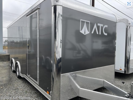 &lt;h2&gt;&lt;span style=&quot;font-size: 12pt; font-family: arial, helvetica, sans-serif;&quot;&gt;&lt;strong&gt;2023 ATC 20 FT RAVEN DELUXE ALUMINUM ENCLOSED CAR HAULER-CARGO TRAILER&lt;/strong&gt;&lt;/span&gt;&lt;/h2&gt;
&lt;h2&gt;&lt;span style=&quot;font-size: 12pt;&quot;&gt;AJF Trailers is a proud ATC Car Hauler Dealer. We stock ATC Trailers in a variety of configurations in both car hauler &amp;amp; cargo trailers in a range of sizes &amp;amp; we offer Design Builds.&amp;nbsp; ATC trailers are hand assembled by craftsmen in Indiana using an Amish work force. ATC trailers are known for attention to detail as well as aluminum construction.&lt;/span&gt;&lt;br&gt;&lt;span style=&quot;font-size: 12pt;&quot;&gt;The frame of this ATC Raven 20 ft Car hauler is precision welded in aluminum with 16 in on center cross members. It is equipped with torsion suspension on two 5200# axles which makes this car hauler pull like a dream.&lt;/span&gt;&lt;/h2&gt;
&lt;p&gt;SPREAD AXLE&lt;/p&gt;
&lt;p&gt;TPO COIN FLOOR&lt;/p&gt;
&lt;p&gt;7700# GVWR&lt;/p&gt;
&lt;p&gt;WIRED AND BRACED FOR AC&lt;/p&gt;
&lt;p&gt;14 IN MANUAL ROOF VENT&lt;/p&gt;
&lt;p&gt;REAR SPOILER WITH LED LOADING LIGHTS&lt;/p&gt;
&lt;p&gt;STAINLESS STEEL VERTICALS WITH CAST CORNERS&lt;/p&gt;
&lt;p&gt;SCREWLESS EXTERIOR&lt;/p&gt;
&lt;p&gt;7 WAY TRUCK PLUG&lt;/p&gt;
&lt;p&gt;EXTENDED TONGUE&lt;/p&gt;
&lt;p&gt;ALUMINUM WHEELS WITH RADIAL TIRES&lt;/p&gt;
&lt;p&gt;SKID PLATES&lt;/p&gt;
&lt;p&gt;16 IN ON CENTER CROSS MEMBERS&lt;/p&gt;
&lt;p&gt;BRAKES BOTH AXLES&lt;/p&gt;
&lt;p&gt;3500# TORSION AXLE&lt;/p&gt;
&lt;p&gt;FULL PERIMETER ALUMINUM FRAME&lt;/p&gt;
&lt;p&gt;&lt;strong&gt;Financing Available&lt;/strong&gt;&lt;/p&gt;
&lt;p&gt;&lt;strong&gt;Pickup, Delivery or Meet Halfway&lt;/strong&gt;&lt;/p&gt;
&lt;p&gt;&lt;strong&gt;5 YR LIMITED STRUCTURAL WARRANTY&lt;/strong&gt;&lt;br&gt;&lt;strong&gt;3 YR LIMITED WARRANTY&lt;/strong&gt;&lt;br&gt;&lt;strong&gt;1 YR LIMITED ELECTRICAL WARRANTY&lt;/strong&gt;&lt;/p&gt;