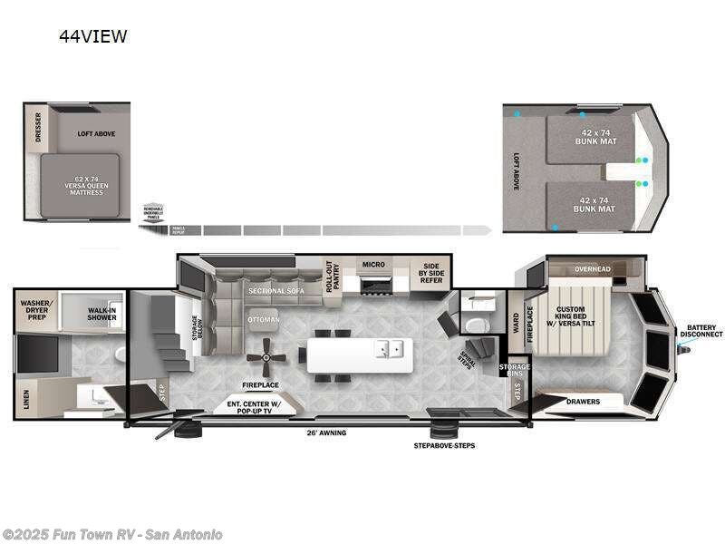 2024 Forest River Salem Grand Villa 44VIEW RV for Sale in Cibolo, TX